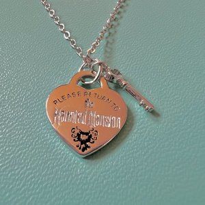 Theme park ride inspired sterling silver necklace 18"-20"